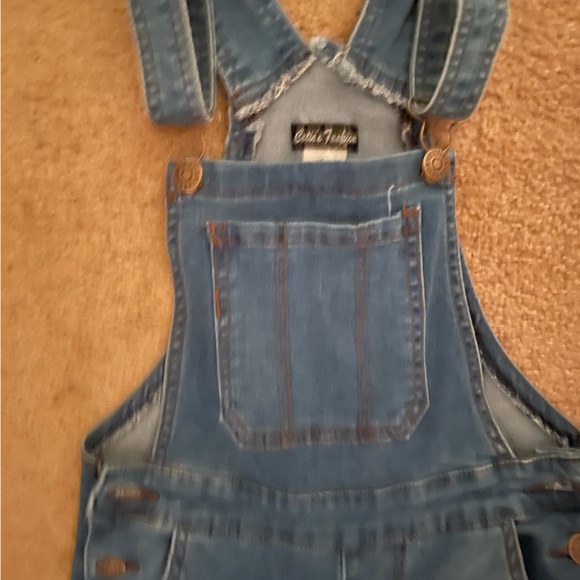 Girls Size 10 Denim Overalls - Picture 4 of 5